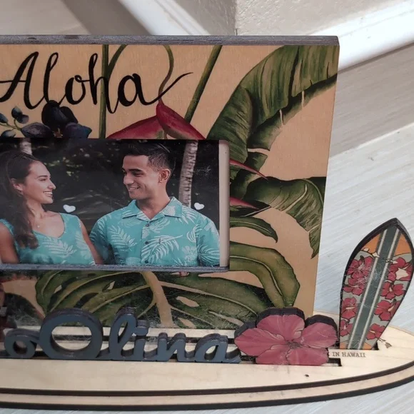 Aloha Tropical Photo Frame - Picture 3 of 3